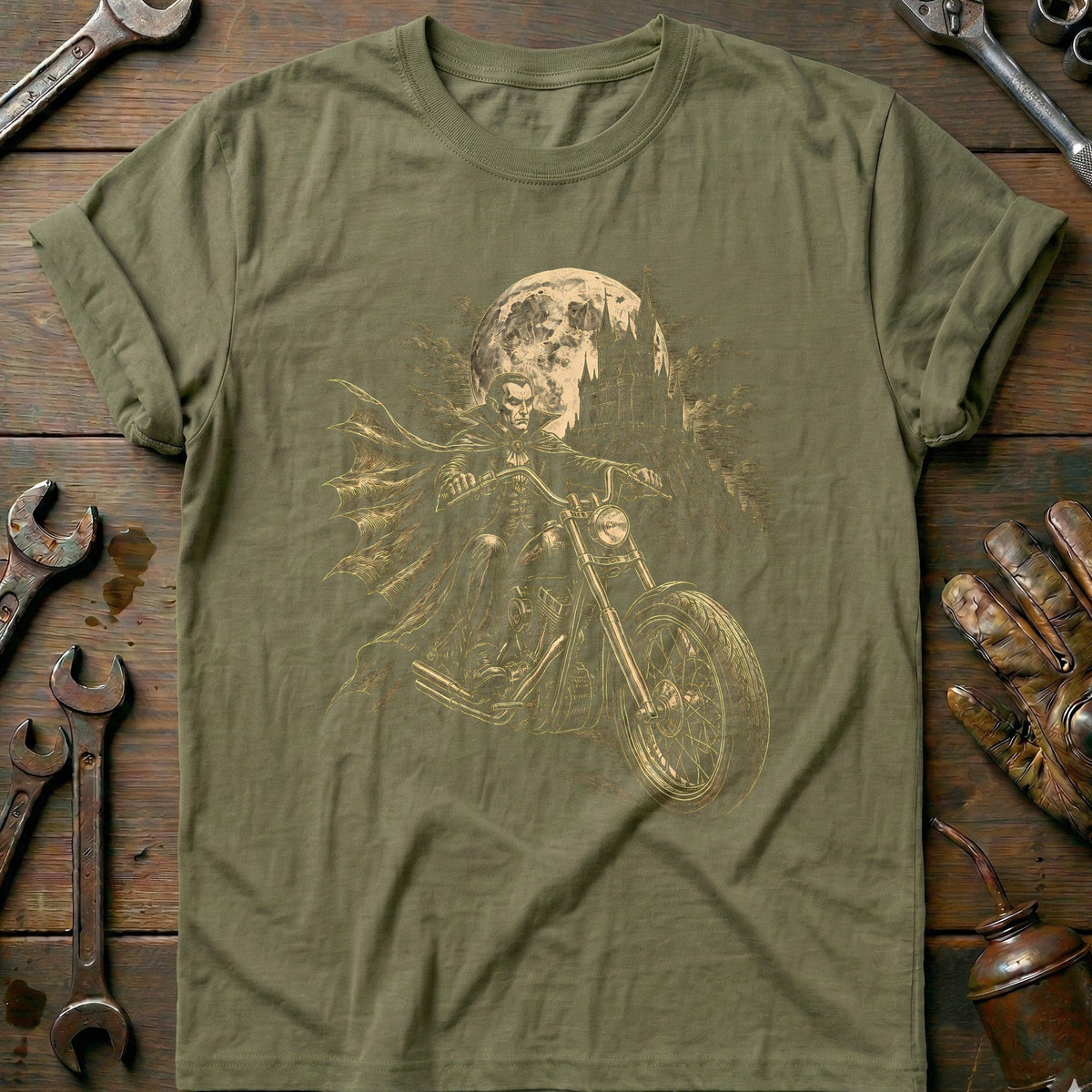 Blood and Chrome Motorcycle T-Shirt AU Gift For Biker