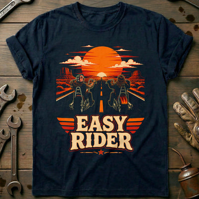 Easy Rider Motorcycle T-Shirt US Gift For Biker
