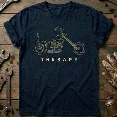 Chopper Therapy Motorcycle T-Shirt US Gift For Biker