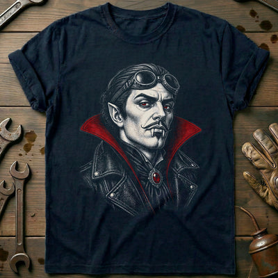 Blood and Chrome Motorcycle T-Shirt US Gift For Biker