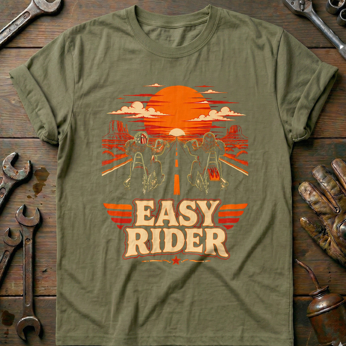 Easy Rider Motorcycle T-Shirt AU Gift For Biker