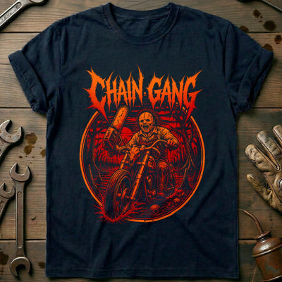 Chain Gang Motorcycle T-Shirt AU Gift For Biker