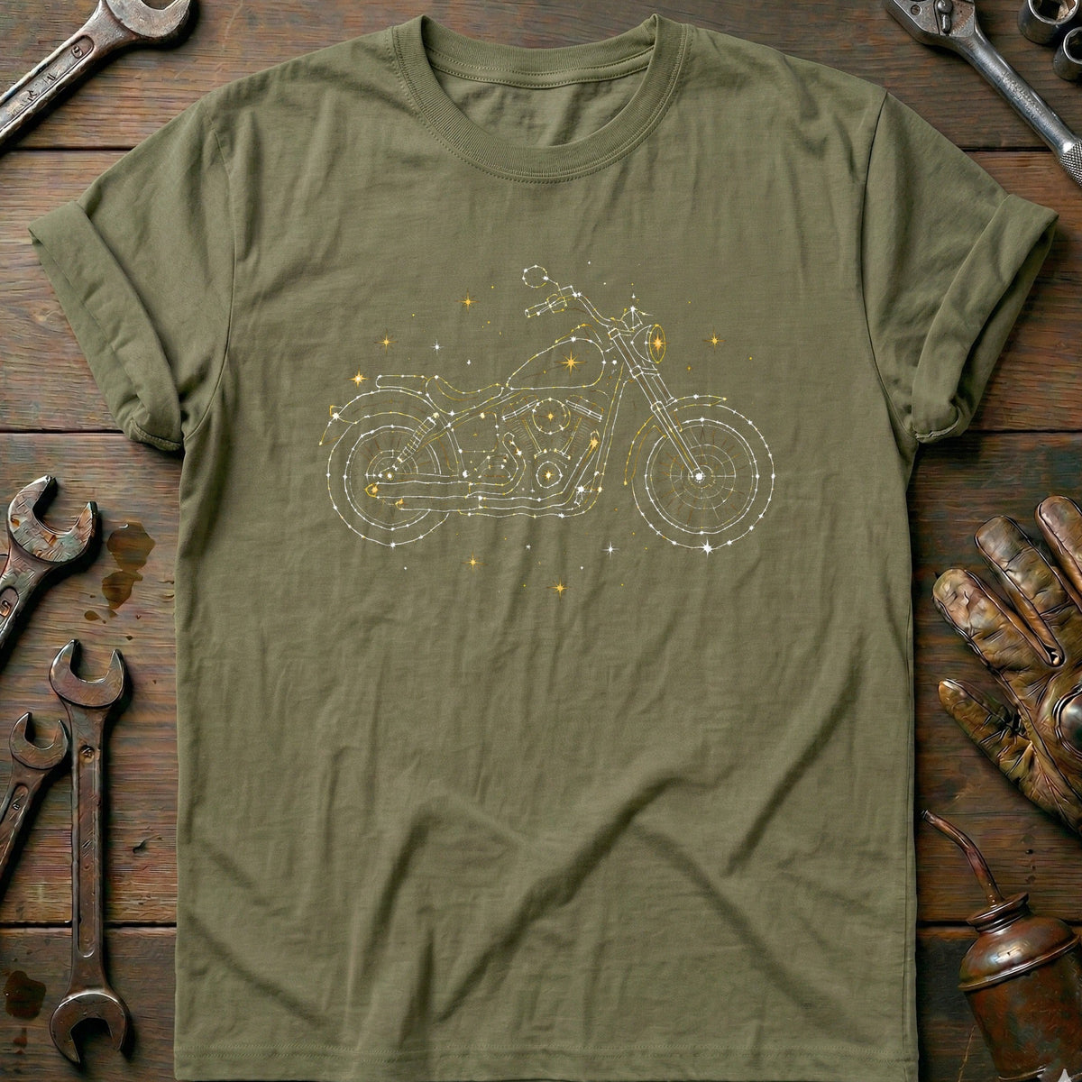 Constellation Moto Motorcycle T-Shirt EU Gift For Biker