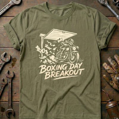 Boxing Day Breakout Motorcycle T-Shirt Gift For Biker