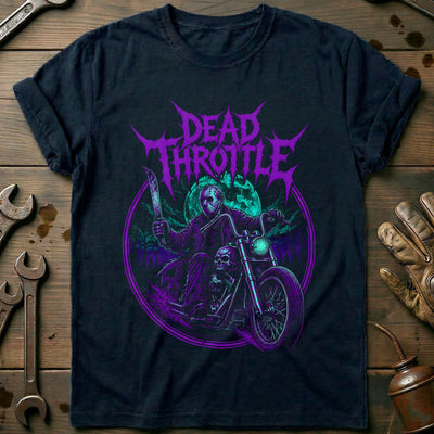 Dead Throttle Motorcycle T-Shirt GC Gift For Biker