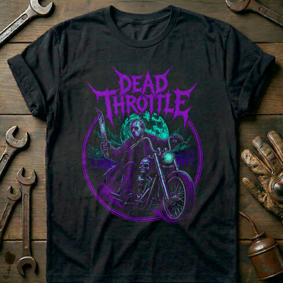 Dead Throttle Motorcycle T-Shirt GC Gift For Biker