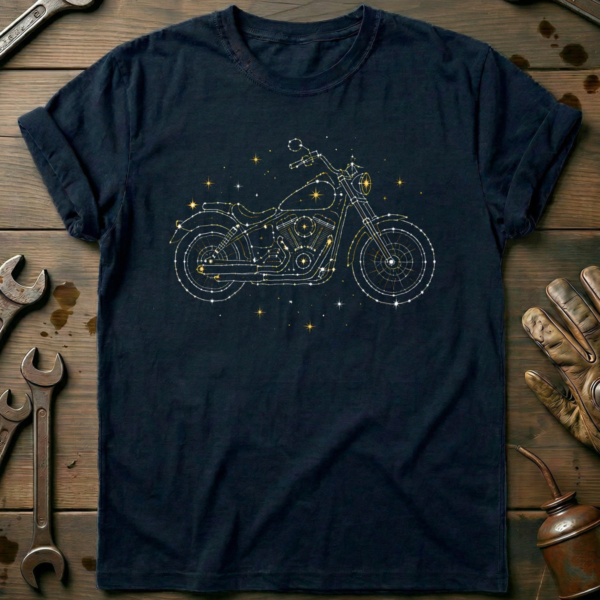 Constellation Moto Motorcycle T-Shirt GC Gift For Biker