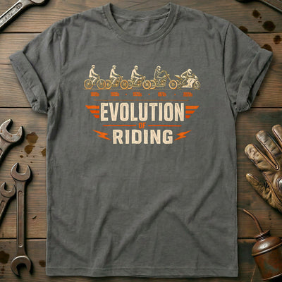 Evolution of Riding Motorcycle T-Shirt EU Gift For Biker