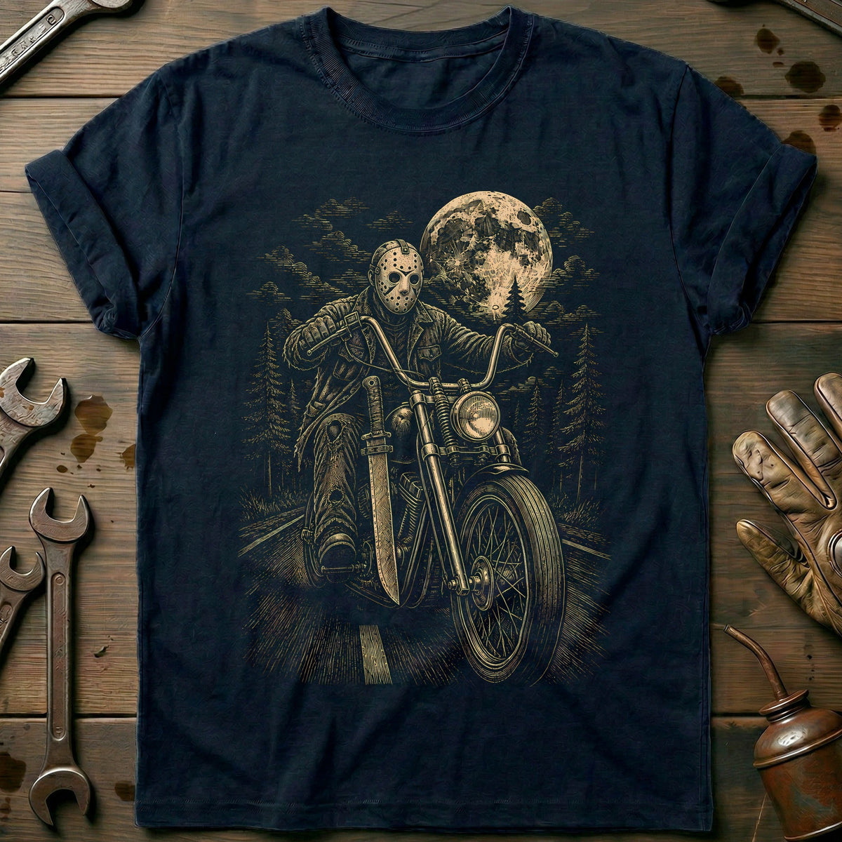Dead Throttle Motorcycle T-Shirt GC Gift For Biker