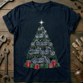 Motorcycle Christmas Tree Gifts T-Shirt Gift For Biker