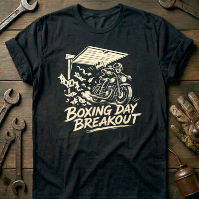 Boxing Day Breakout Motorcycle T-Shirt US Gift For Biker