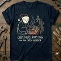 Chestnuts Roasting on an Open Header Motorcycle T-Shirt US Gift For Biker