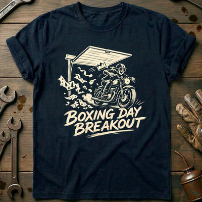 Boxing Day Breakout Motorcycle T-Shirt AU Gift For Biker