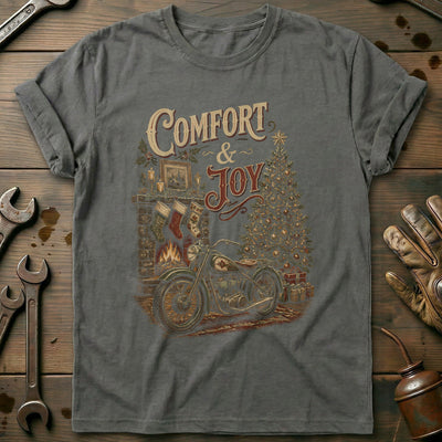Comfort and Joy Motorcycle T-Shirt AU Gift For Biker