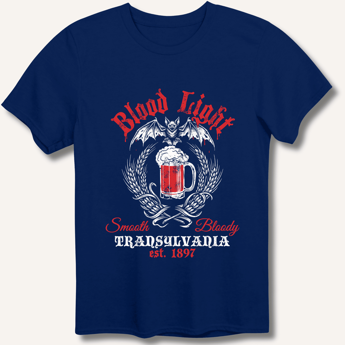 Blood Light T-Shirt Gift For Bourbon Drinker