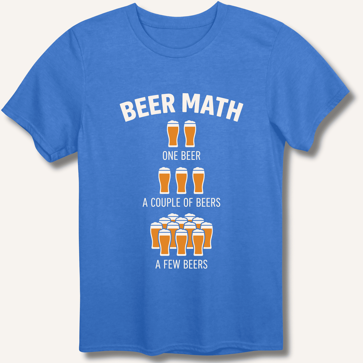 Beer Math T-Shirt Gift For Bourbon Drinker