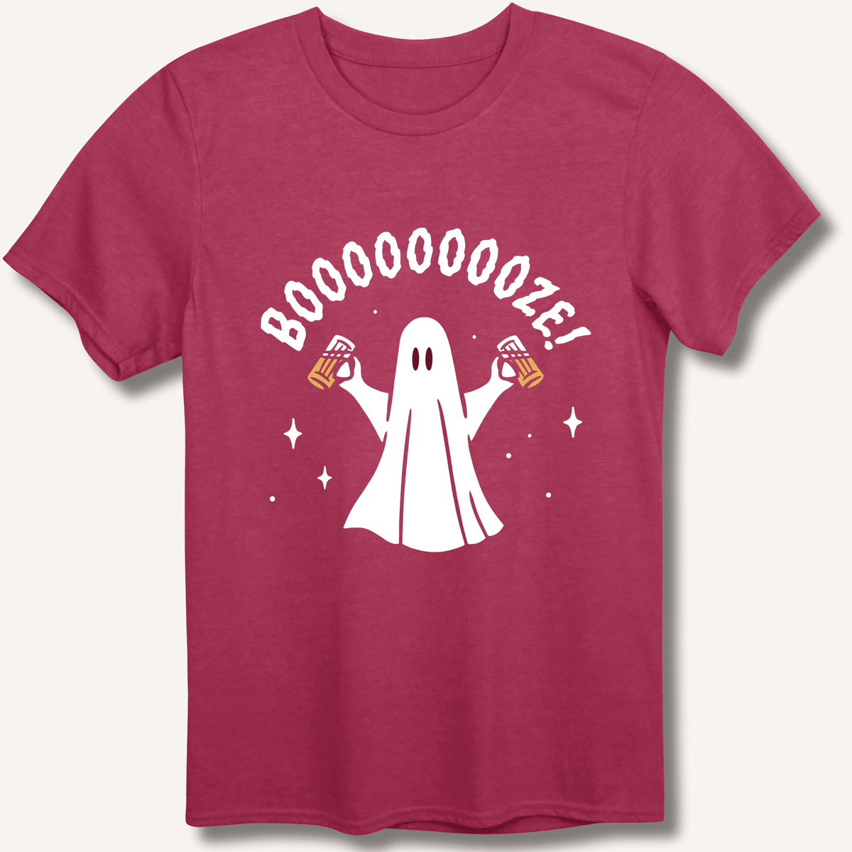 Booooooze Ghost T-Shirt Gift For Bourbon Drinker