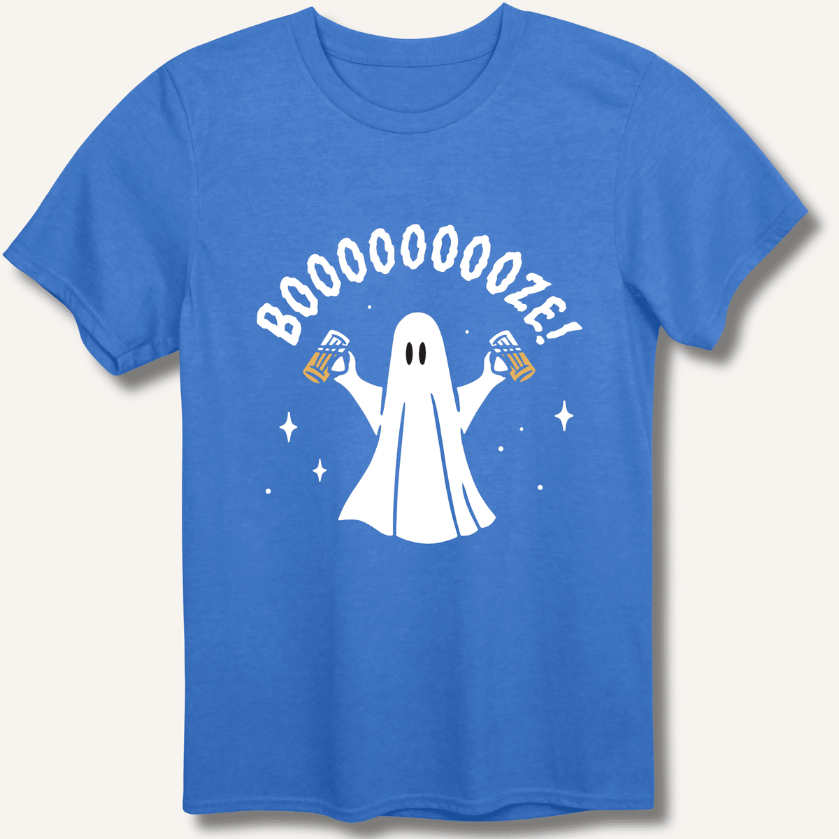 Booooooze Ghost T-Shirt Gift For Bourbon Drinker