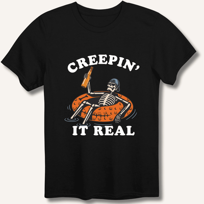 Creepin' It Real T-Shirt Gift For Bourbon Drinker