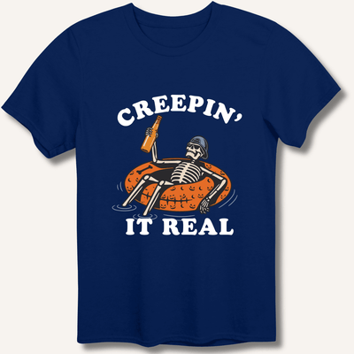 Creepin' It Real T-Shirt Gift For Bourbon Drinker