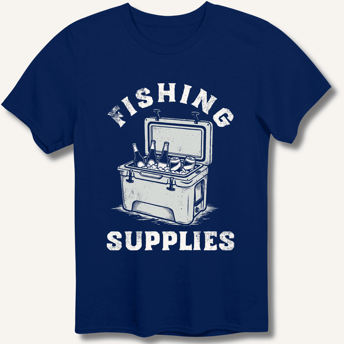 Fishing Supplies T-Shirt Gift For Bourbon Drinker