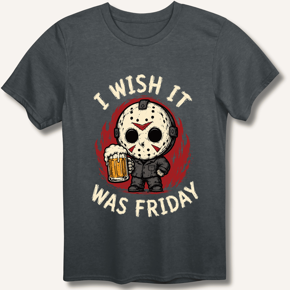 I Wish It Was Friday T-Shirt Gift For Bourbon Drinker