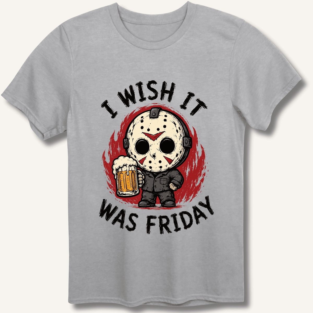 I Wish It Was Friday T-Shirt Gift For Bourbon Drinker