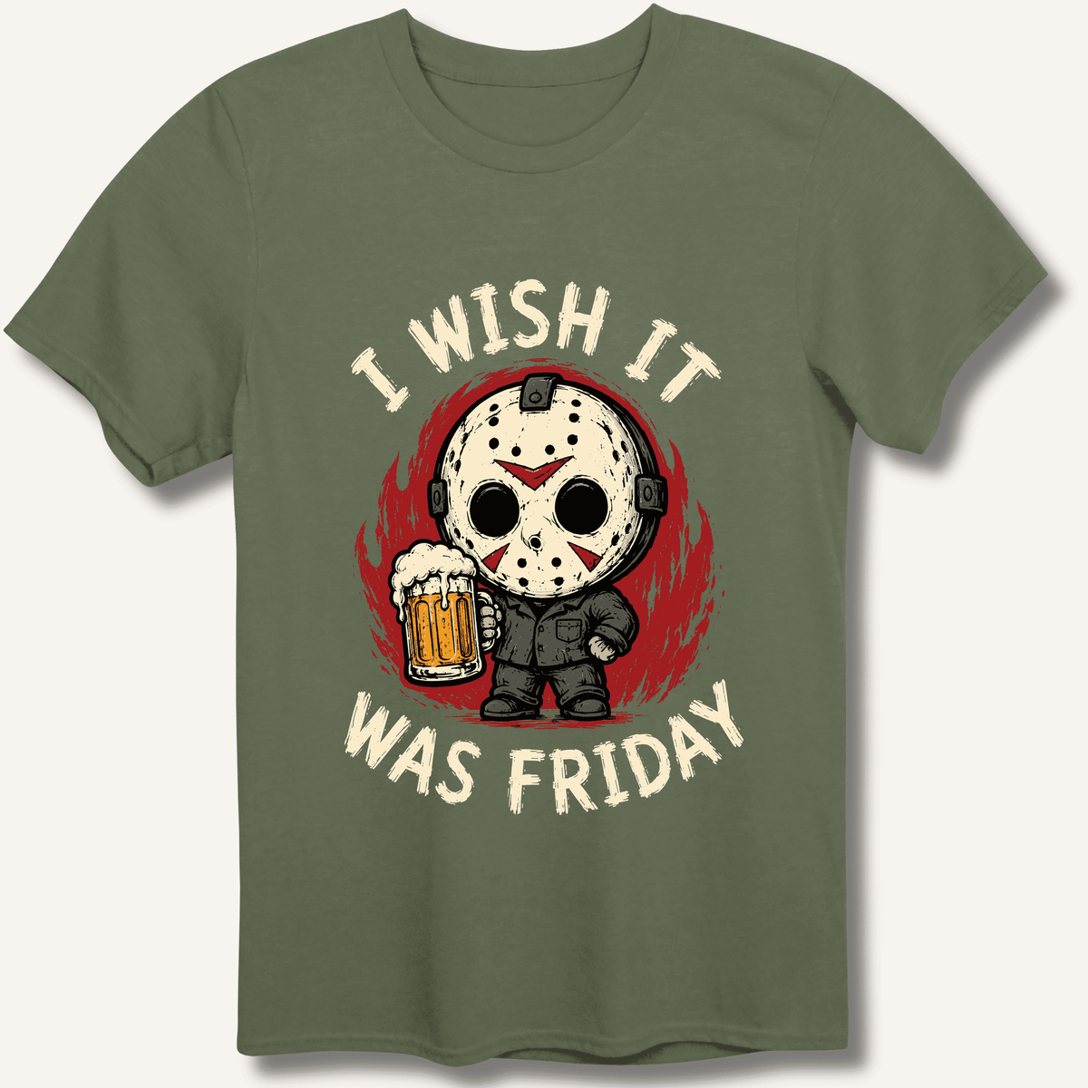 I Wish It Was Friday T-Shirt Gift For Bourbon Drinker