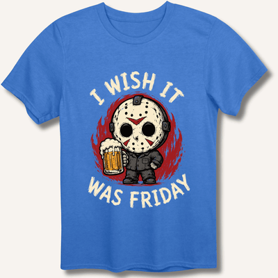 I Wish It Was Friday T-Shirt Gift For Bourbon Drinker