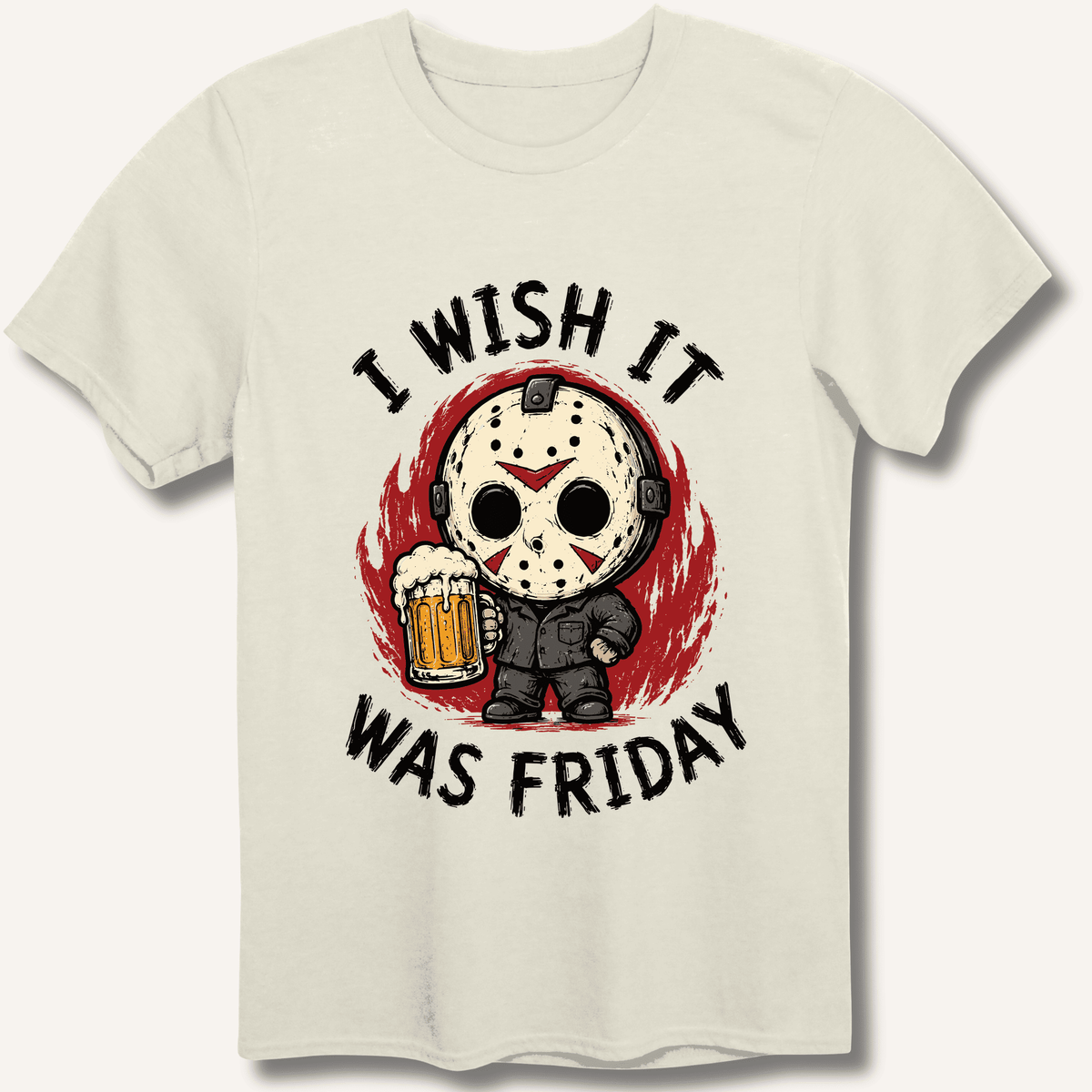 I Wish It Was Friday T-Shirt Gift For Bourbon Drinker