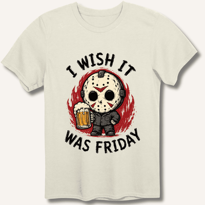 I Wish It Was Friday T-Shirt Gift For Bourbon Drinker