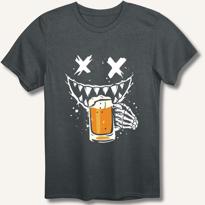 Graffiti Monster T-Shirt Gift For Bourbon Drinker