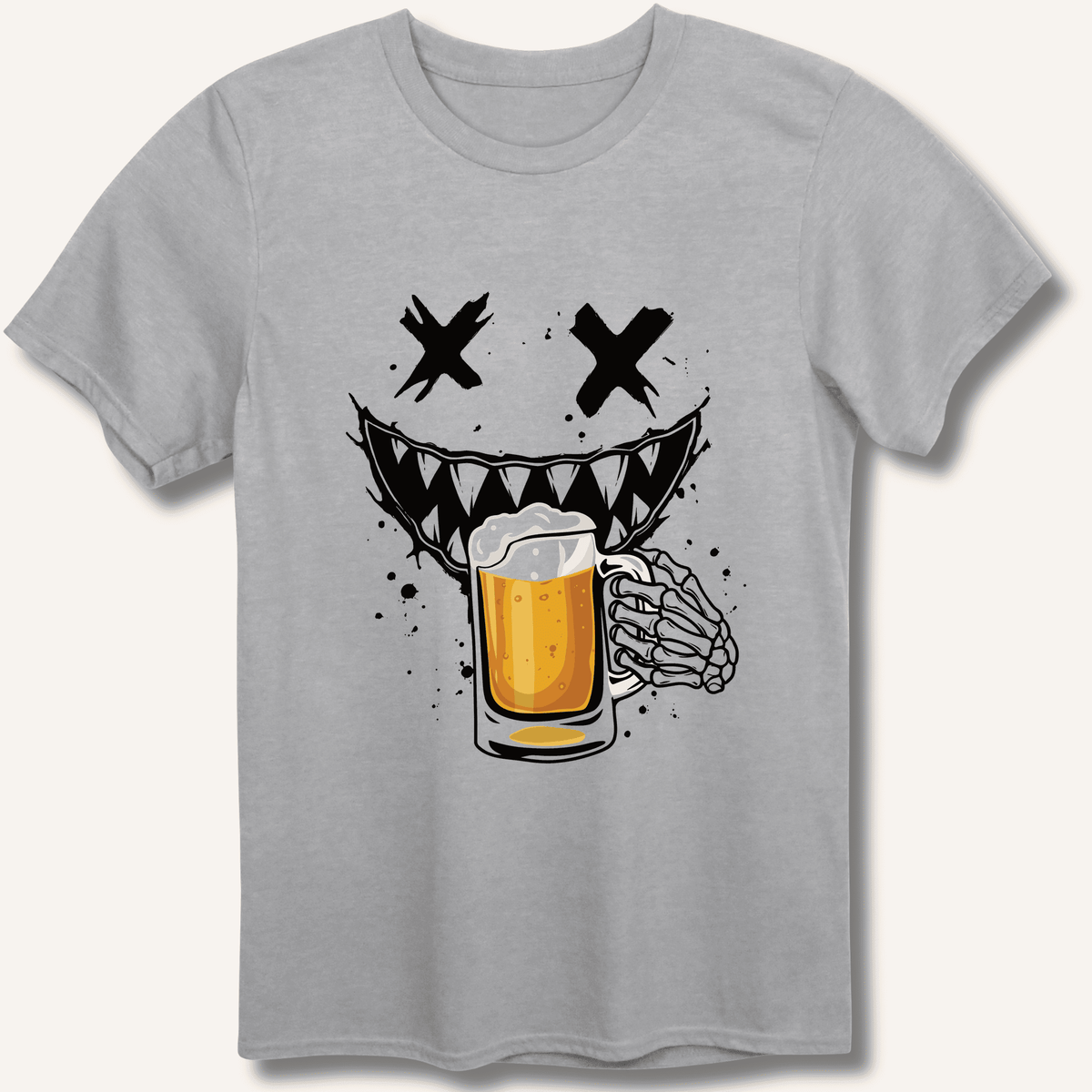 Graffiti Monster T-Shirt Gift For Bourbon Drinker