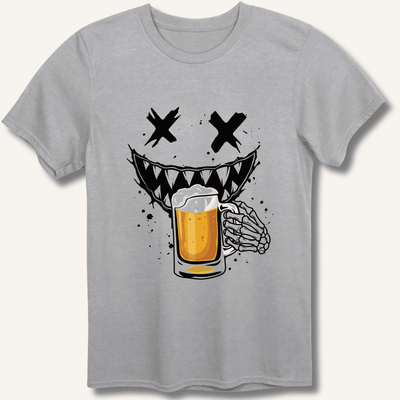 Graffiti Monster T-Shirt Gift For Bourbon Drinker