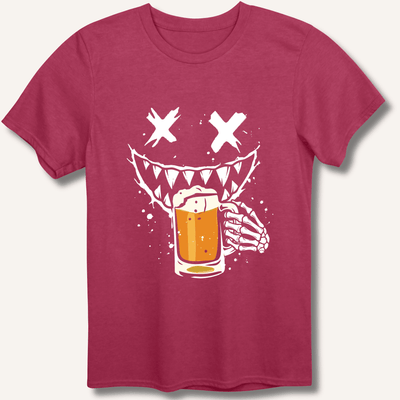 Graffiti Monster T-Shirt Gift For Bourbon Drinker