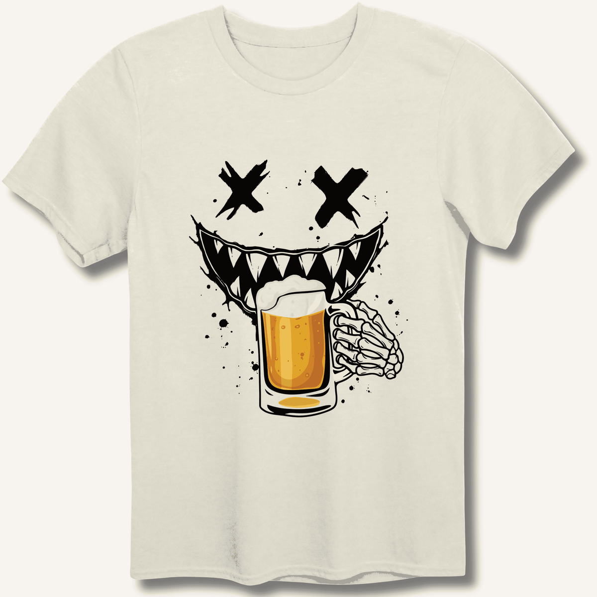 Graffiti Monster T-Shirt Gift For Bourbon Drinker