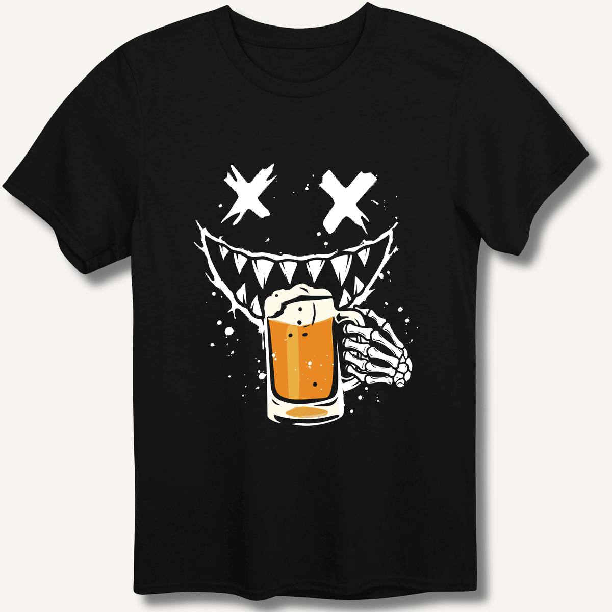 Graffiti Monster T-Shirt Gift For Bourbon Drinker