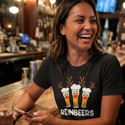 Reinbeers T-Shirt Gift For Bourbon Drinker