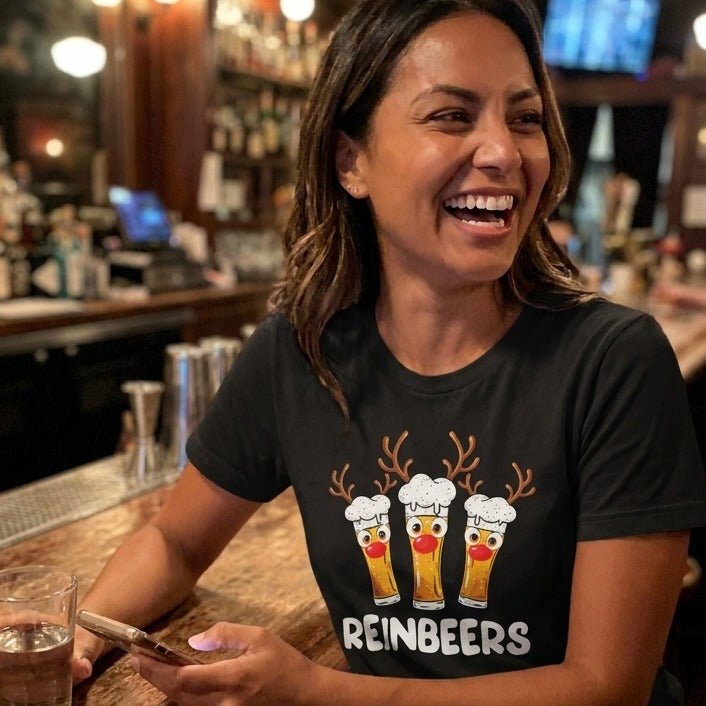 Reinbeers T-Shirt Gift For Bourbon Drinker