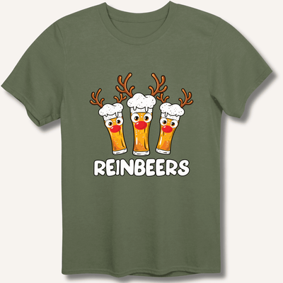 Reinbeers T-Shirt Gift For Bourbon Drinker