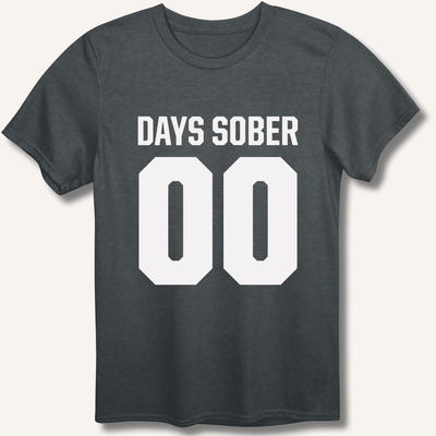 Days Sober T-Shirt Gift For Bourbon Drinker