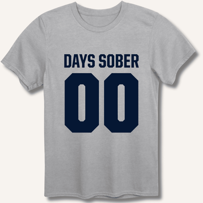 Days Sober T-Shirt Gift For Bourbon Drinker