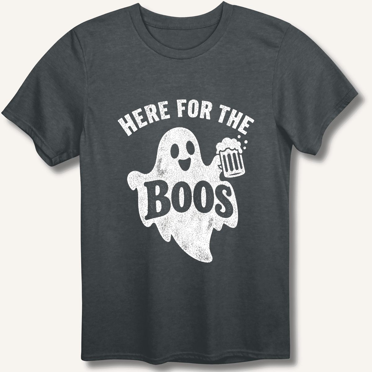 Here For The Boo's T-Shirt Gift For Bourbon Drinker