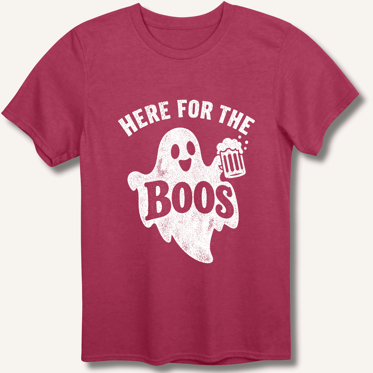 Here For The Boo's T-Shirt Gift For Bourbon Drinker