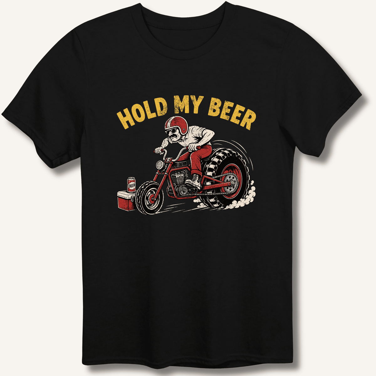 Hold My Beer T-Shirt Gift For Bourbon Drinker