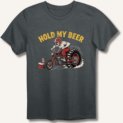 Hold My Beer T-Shirt Gift For Bourbon Drinker