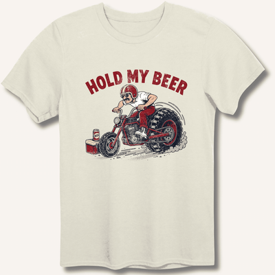Hold My Beer T-Shirt Gift For Bourbon Drinker