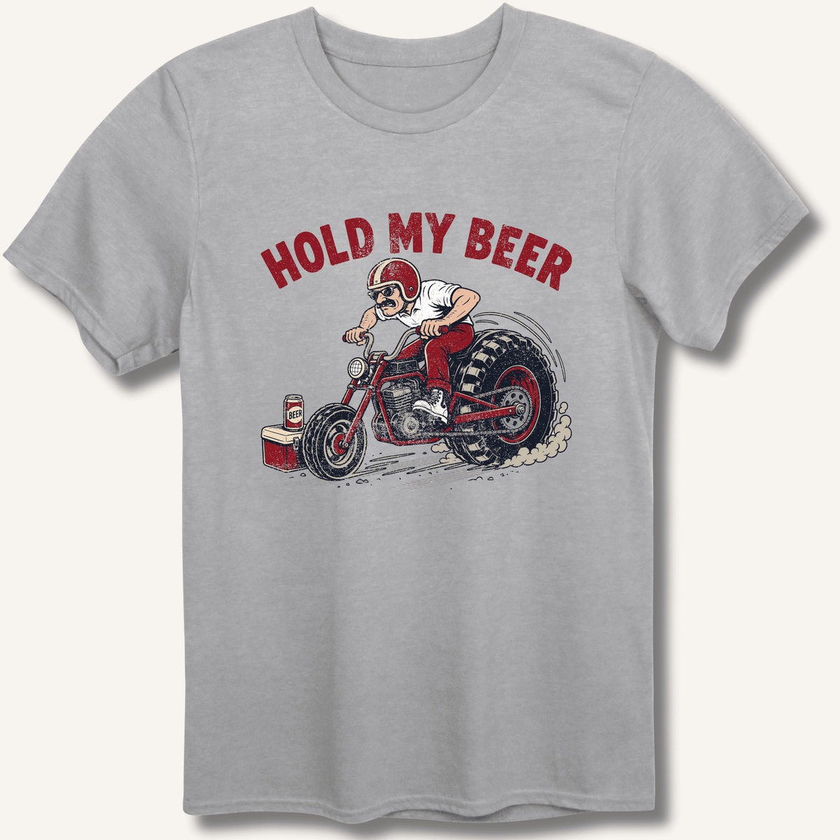 Hold My Beer T-Shirt Gift For Bourbon Drinker