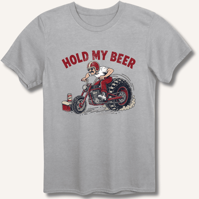 Hold My Beer T-Shirt Gift For Bourbon Drinker