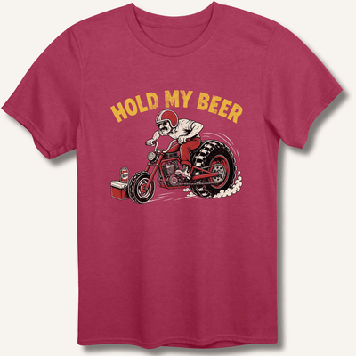 Hold My Beer T-Shirt Gift For Bourbon Drinker